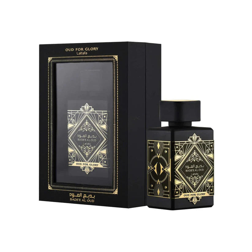 LATTAFA BADEE AL OUD FOR GLORY 3.4 Oz Eau De Parfum For Men
