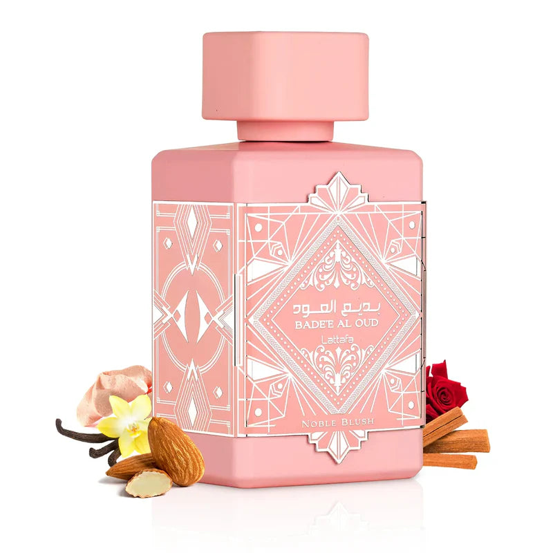 LATTAFA BADEE AL OUD NOBLE BLUSH 3.4 Oz Eau De Parfum For Women